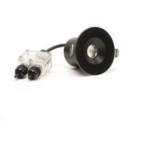 Konstsmide Lighting - Konstsmide Recessed Effet extérieur led haute puissance 6W Noir - Façade en verre, IP44