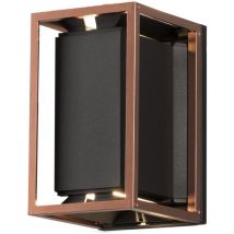 Konstsmide Lighting - Konstsmide Vale Applique Murale Extérieure Moderne Up Down Cuivre Noir 2x Faisceau Orientable GU10, IP44