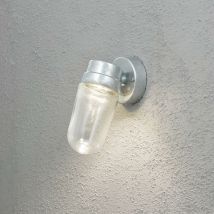 Vega Lampada da Parete Classica per Esterni Acciaio Zincato led 8W, IP54 - Konstsmide
