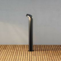 Konstsmide Lighting - Konstsmide Vicenza Borne courte extérieure moderne, noire, led haute puissance 4W, IP44