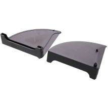 Support Hotte vitre d+g noir - Kontact