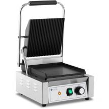 Elektrischer Kontaktgrill, glatte und gerillte Platte, 23 x 22 cm, 1800 w
