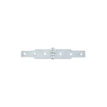 Konusscharnier, 40 x 3 mm, 2 x L.120 mm, weiß verzinkt