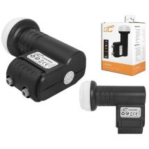 Konverter sat twin schwarz - Kompatibel mit allen Tunern - Satteliten Konverter