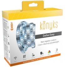 Konyks - Ruban led connecté Wi-Fi + bt, Couleurs rgb + Blance réglable, longueur 3m Dallas Easy