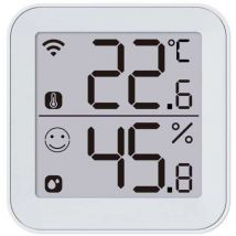 Konyks Termo 2 - Wlan-fähiges Thermo-hygrometer Mit Lcd-display, Alarmen Und Kompatibilität Mit Alexa/google