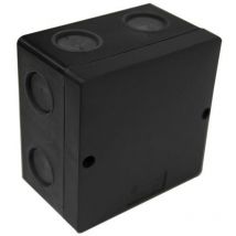 Dencon JB100B IP66 Junction Box Black 100 x 100mm DCNJB100B