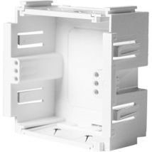 Kp 80 pk hb Canalina portacavi a muro Presa da incasso per dispositivi (l x a x p) 80.2 x 71 x 37 mm 2 pz. Bianco - Kopos