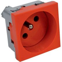 KOPOS QP 45x45BB Insert pour appareil électrique prise électrique simple (L x l) 45 mm x 45 mm 1 pc(s) rouge