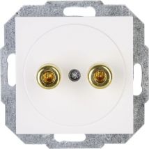 1 pièce Insert Prise pour haut-parleur hk 07 blanc pur (ral 9010) 951629004 1 pc(s) X917481 - Kopp