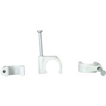 Clip per cavi Kopp – 342704080 – Compatibile con cavi coassiali UTP – 10 pezzi