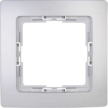Kopp - 402020015 – Pack Mascherina di copertura a 1 modulo (10 pcs) Paris argento, 1 pezzi,