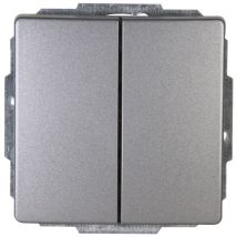 Serienschalter Venedig, platin, 600543080 - Kopp