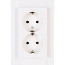 X2 complet Prise 2P+T hk 07 blanc pur 929529008 1 pc(s) X917671 - Kopp