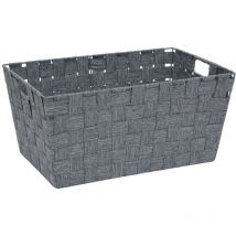 5Five Simply Smart Wäschekorb grau – 38cm x 26cm x 18cm – Polyester – 0,38kg