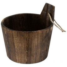 Korb H.16,5 X B.16 Braunes Holz, Oslo-kiefer Wenge Box & Beyond