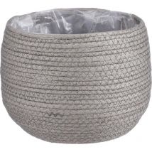 Mica Übertopf Korb Jorck Ø 22 X 19 Cm Grau Topf