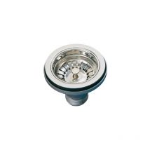 Lira - Korbablauf ohne Überlauf, Durchmesser 114.3mm Nickel Satin