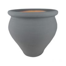 Kormax - maceta barro mediana 32x32 cm gris , Maceta barro mediana 32 x 32 cm negra. -Marca: . -Fabricado en cerámica de alta calidad. -Hecho en