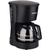 Korona 12011 Macchina da caffè Nero Filtro Macchina da caffè per 5 tazze di caffè con una brocca I 600 Watt