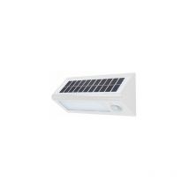 Korpass applique solare a led sensore bianco 27cm 8w freddo