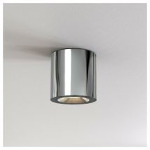 Astro Kos - Round Surface Mounted Downlight Polished Chrome IP65, GU10