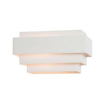 Larissa Lighting - Kos Sconce Applique Murale 1 Lumière Aluminium Blanc