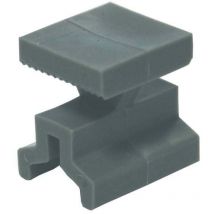 Montage-Clip Kunststoff grau 25 Stück Terrassendielen & Fliesen - Kovalex