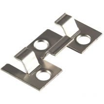 Montageklammer Edelstahl schraubbar 25 Stück Terrassendielen & Fliesen - Kovalex