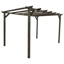 Kostenlose Pergola aus Kiefernholz 300x300xH400 cm