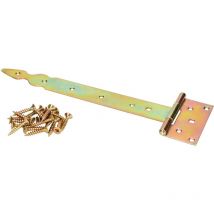 Cerniera a t Decorativo 300 mm Zincato Giallo - Kotarbau