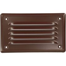 Grille de Ventilation 165 x 100 mm Brun En Acier Galvanisé Grille D'aération avec Moustiquaire Résistante à la Corrosion - Kotarbau