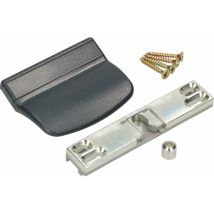 Loquet de porte de balcon pratique - 6. couleurs différentes - Sûr, fumer, terrasses, etc. - Poignée universelle (anthracite) - Kotarbau