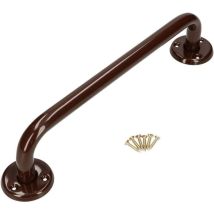 Poignée De Baignoire 300 Mm Poignée De Maintien Marron Poignée De Douche Support Mural Barre D'Appui De Salle De Bain Pour Personnes Âgées - Kotarbau