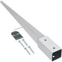 KOTARBAU Supporto per Pali Quadrati 60 x 60 x 750 mm per Travi in Legno Presa di Terra Manicotto da Terra di Ancoraggio Pali Staffa Palo per