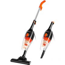 Koticidsin - Aspirateur Balai, Aspirateur à Main 2 en 1 Noir/Orange