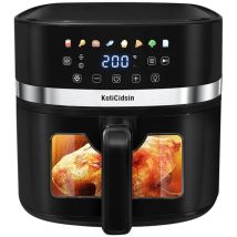 Koticidsin - Friteuse À Air Sans Huile 8.5 L, Air Fryer 2000 W Avec Fenêtre Transparente Et Éclairage Intégré, Écran Tactile Led