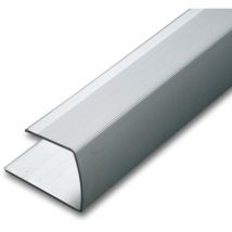 Einfassprofil Aluminium 250 x 4,2 x 2,6 cm silber Einlassprofil - Kovalex