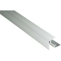Seitenabschluss Alu 250 x 5,9 x 4,5 cm silber inkl. Befestigung Fensterbank - Kovalex