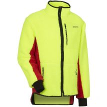 KOX - Faserpelzjacke Gelb/Rot Größe 50/52