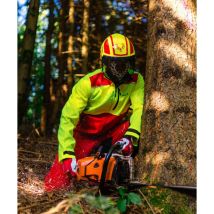 KOX - Forstjacke Mistral 3.0 Rot/Gelb Größe xxl