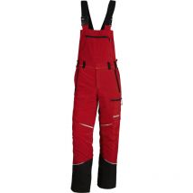 KOX - Schnittschutz Latzhose Mistral 3.0 Rot/Gelb Größe 48
