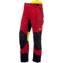 KOX - Schnittschutzhose Duro 3.0 Rot/Gelb Größe 60