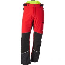 Schnittschutzhose Stretch Elch 3.0 Rot/Gelb Gr. 60 - KOX