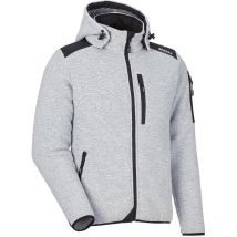 Veste polaire, modèle femmes, blanc/gris, taille xl - KOX