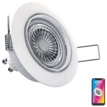Ampoule led connectée éclairage blancs + couleurs, GU10 Spot encastrable orientable 5W Variation de couleur et luminosité - KSP50ABRVBCCT - Kozii