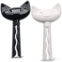 Miaou Taschenverschluss Clip Koziol 2 Stück grau und blau