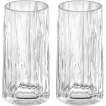 Schlanke Trinkgläser CLUB No. 8, Superglas, 2 x 300 ml, KOZIOL