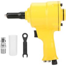 Rosvola - Jeffergarden KP-705P Pneumatique Riveter Pistol Grip Rivet Gun Air Powered Riveting Tool 2.4/3.2/4.0/4.8mm