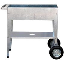 Garden Metall Hochbeet Barcelona Silber 85x50x80 cm - Herstera